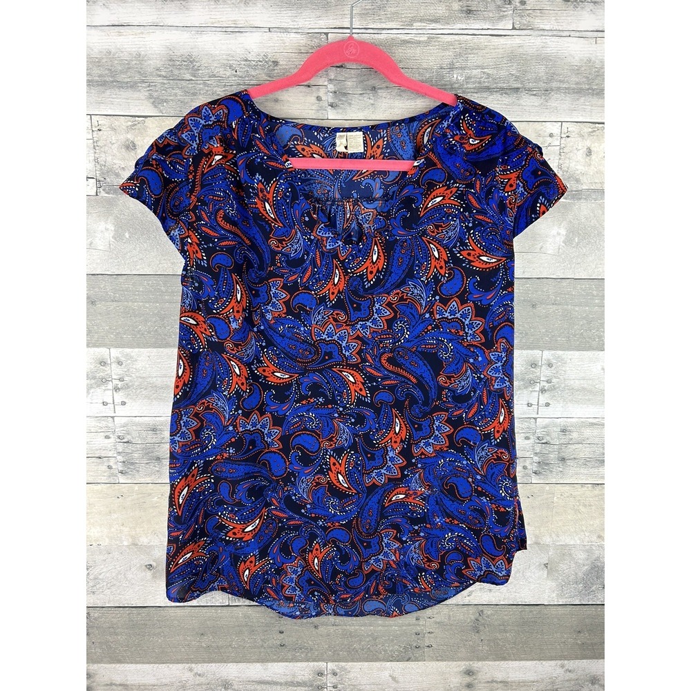 Japna Women's XL Sleeveless Blouse Multicolored